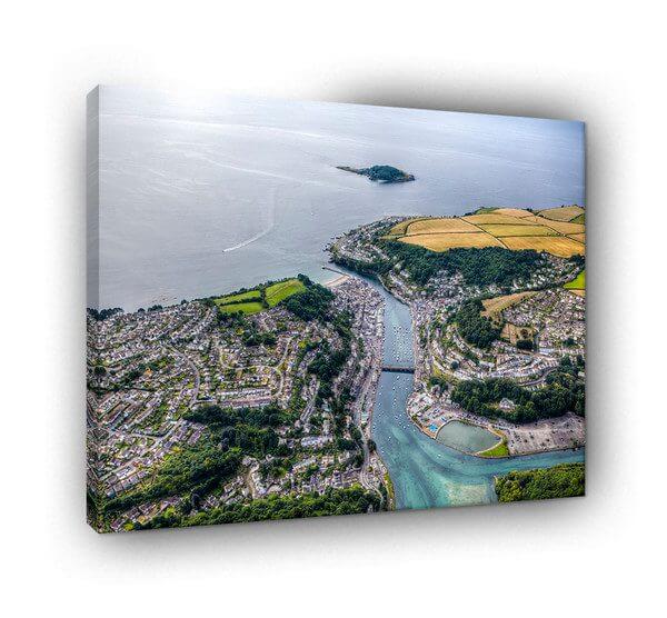 Birds Eye View Of Looe 375 - Image 3
