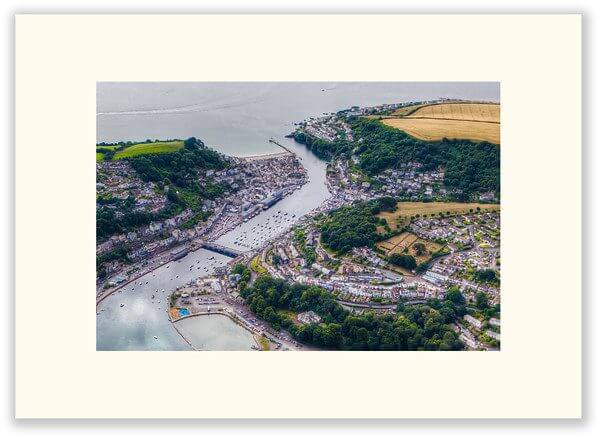 East And West Looe Cornwall Aerial View 379 - Image 2