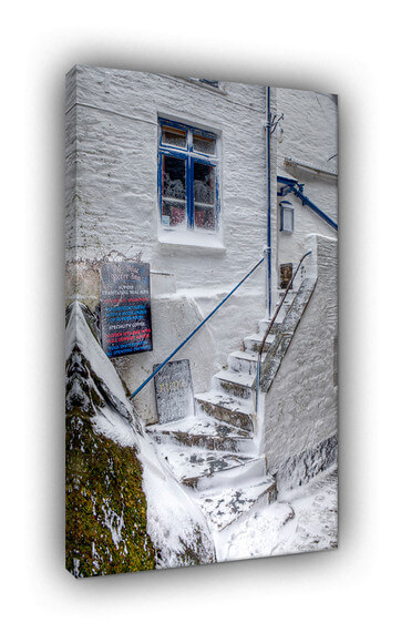 Blue Peter Steps Snow Polperro 513 - Image 3