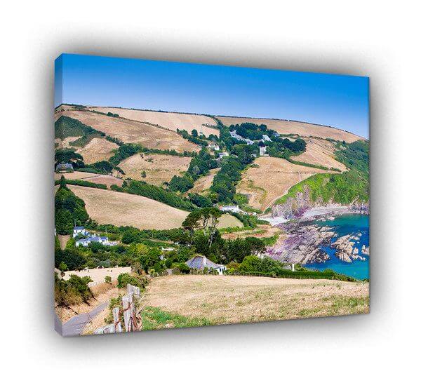Rolling Fields Roll Down Into Talland Bay 589 - Image 3