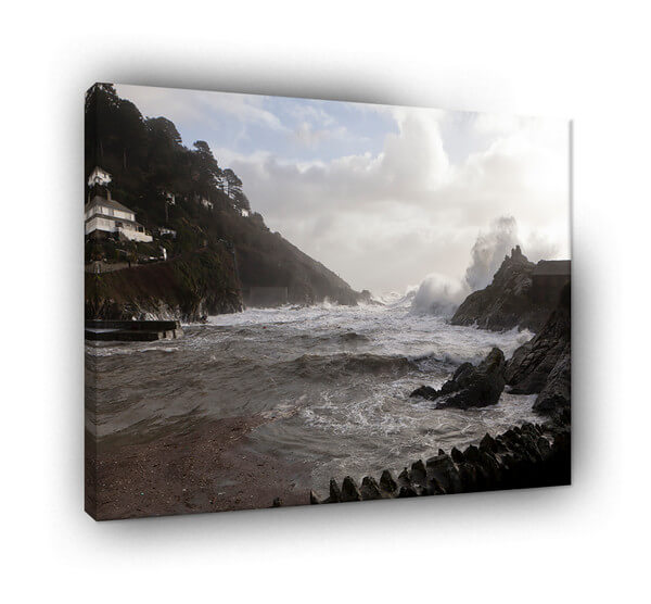 Crashing Waves Polperro Fishing Village 76 - Image 3