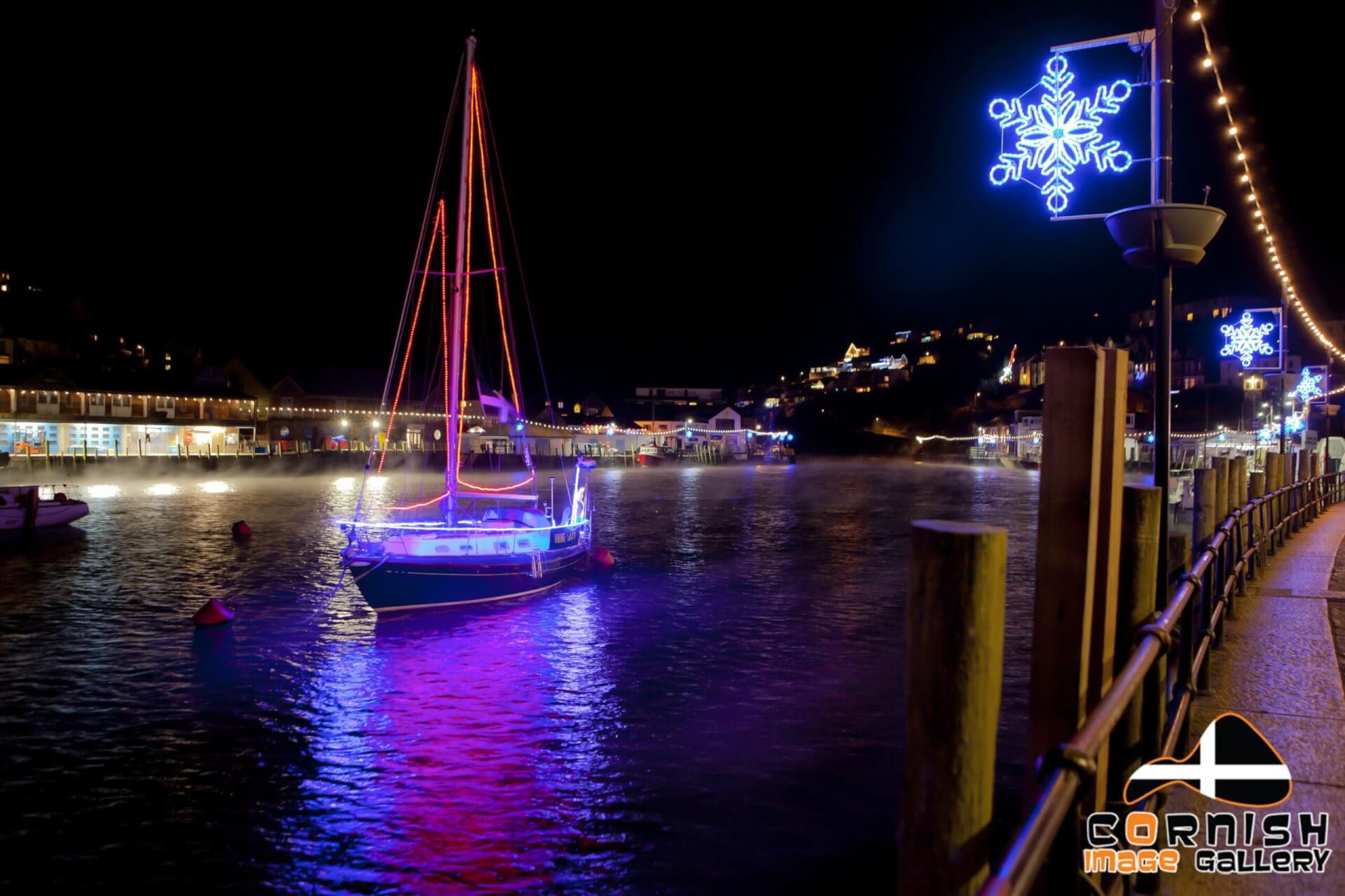 The Yacht Looe Christmas Lights 652