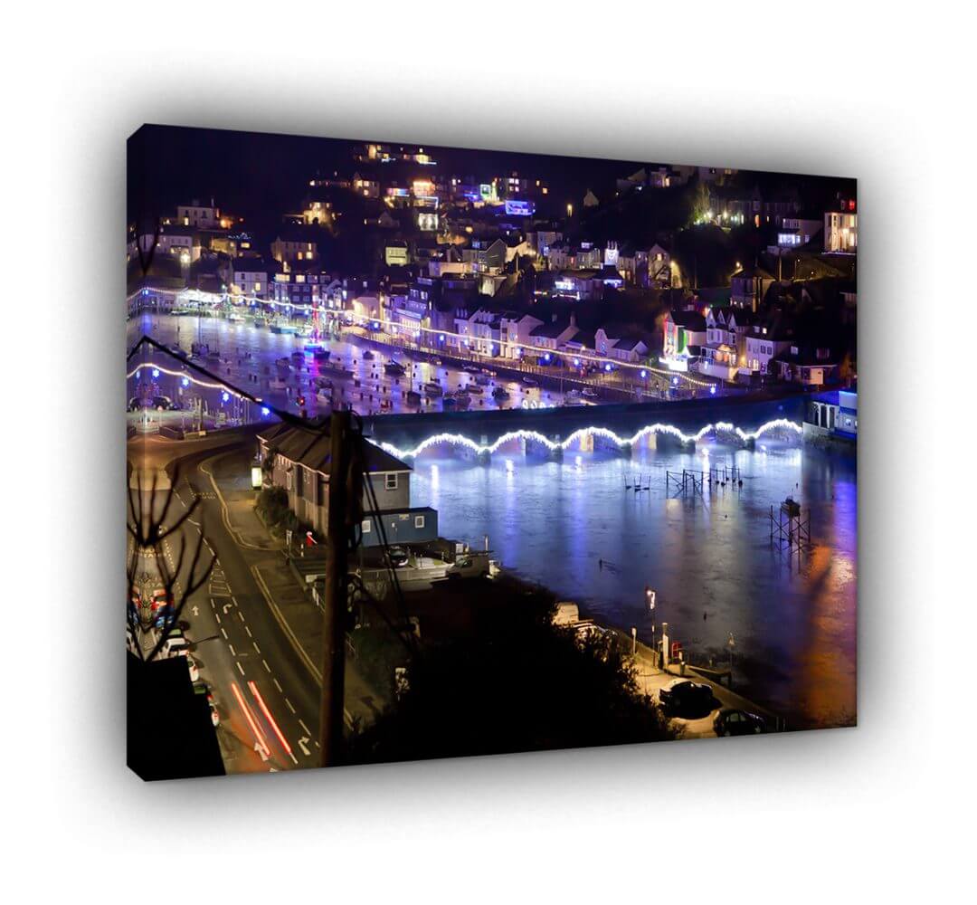 Looe Harbour & Bridge Christmas Lights 654 - Image 3