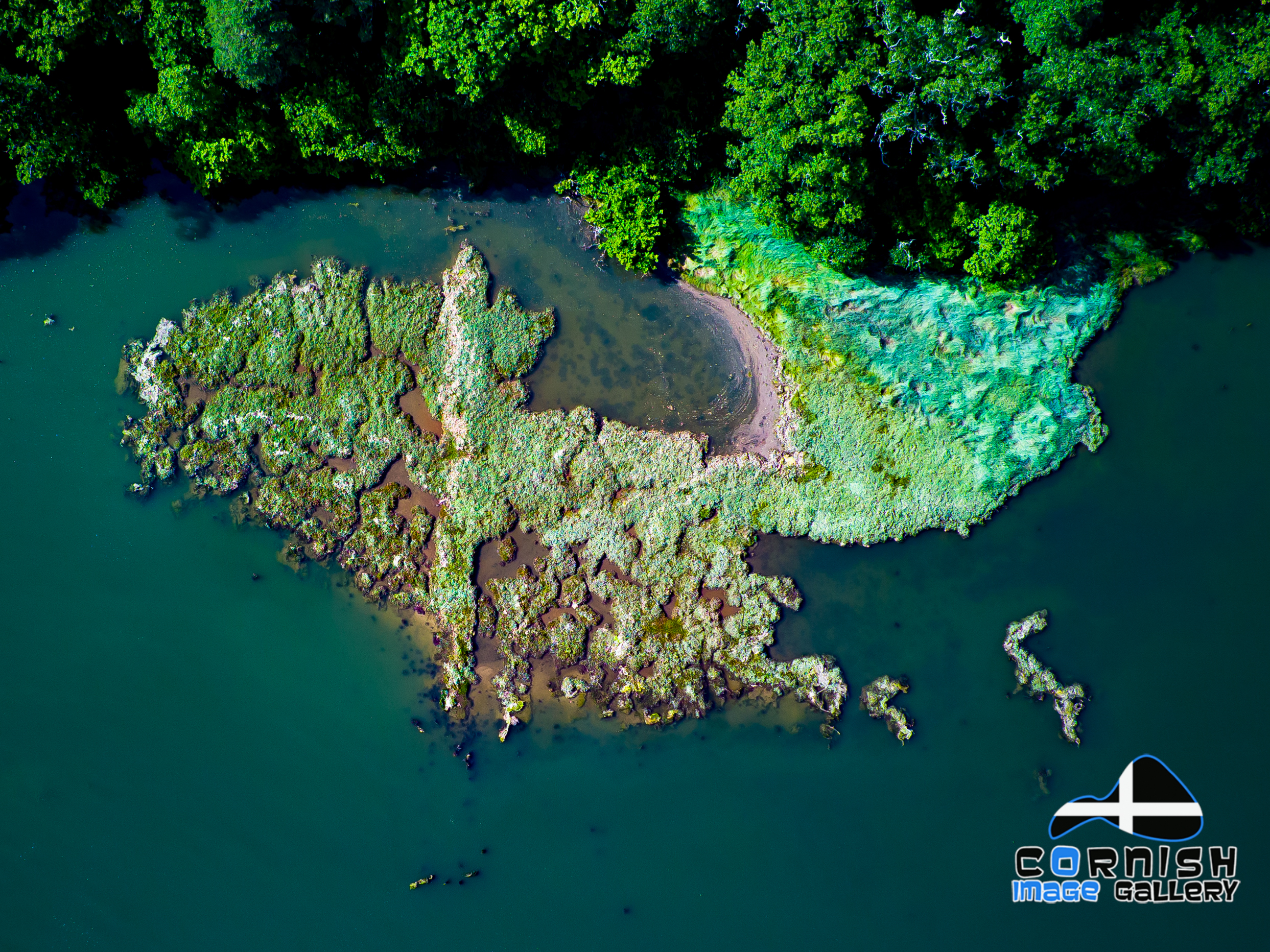 Aerial image Whacker Quay Cornwall by Mark Squire Aerial Photography