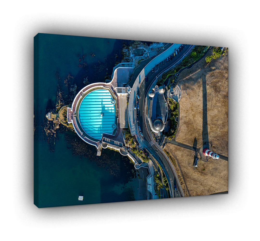 Tin Side Lido Plymouth by Mark Squire Aerial Photography.