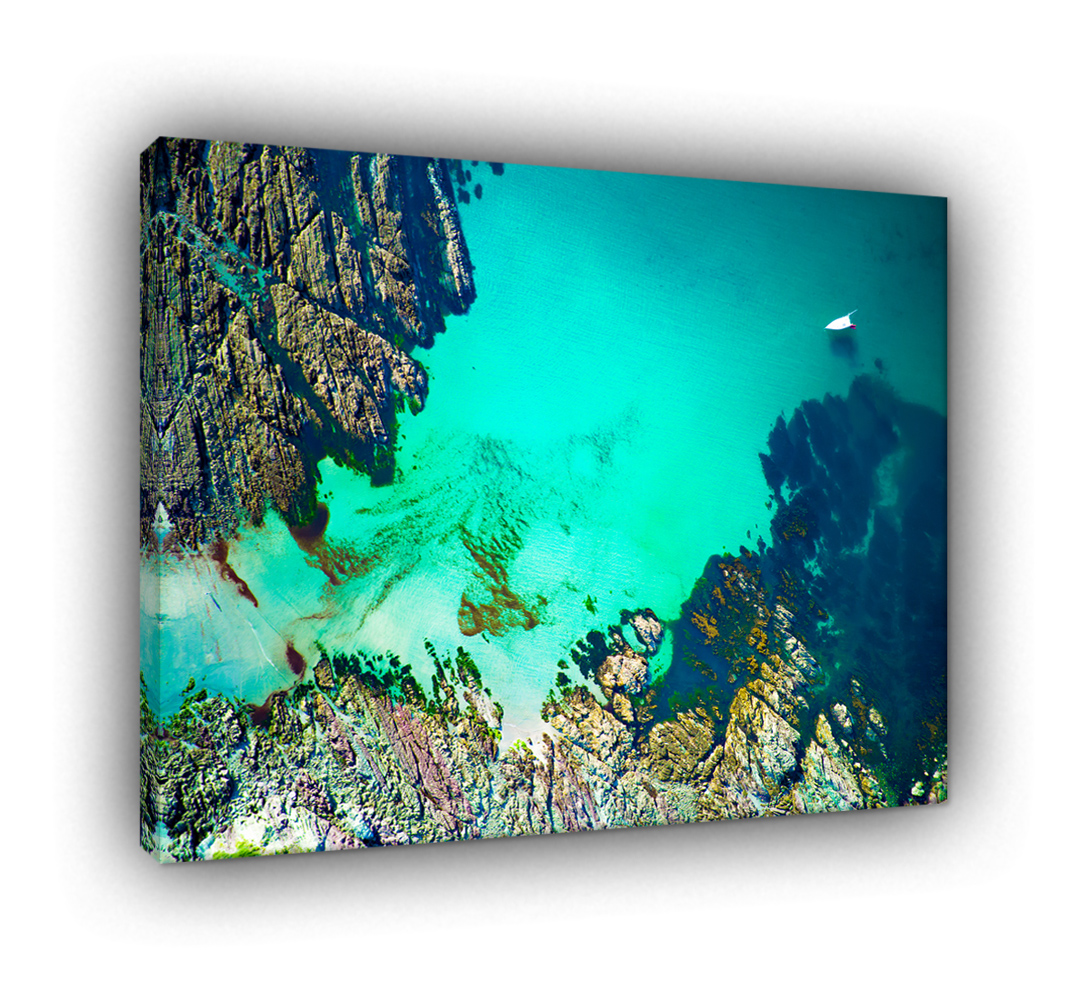 Talland Bay by Mark Squire Aerial Photography.
