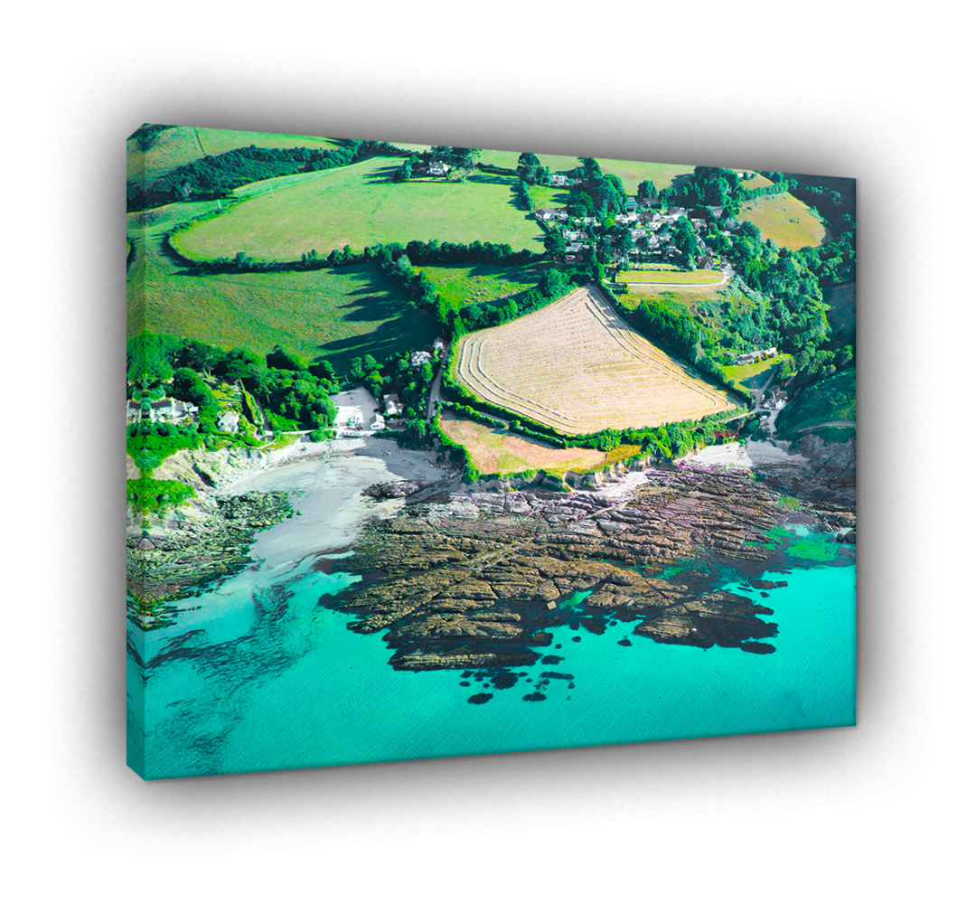 Talland Bay by Mark Squire Aerial Photography.