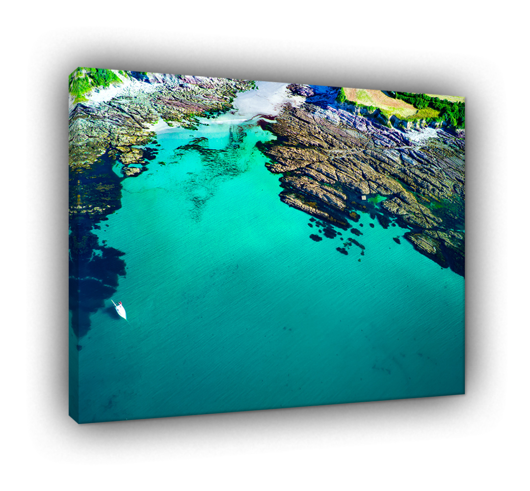 Talland Bay by Mark Squire Aerial Photography.