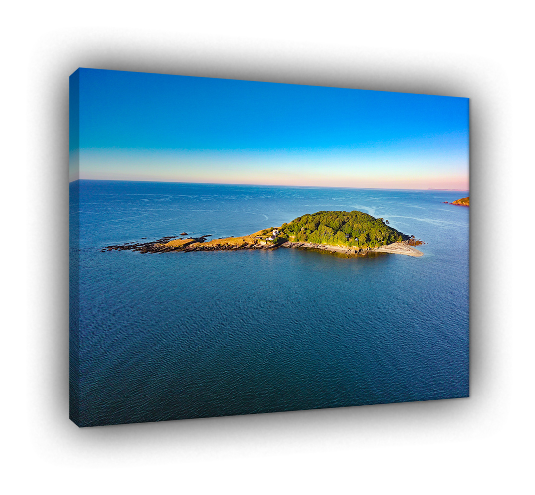 Looe Island by Mark Squire Aerial Photography.