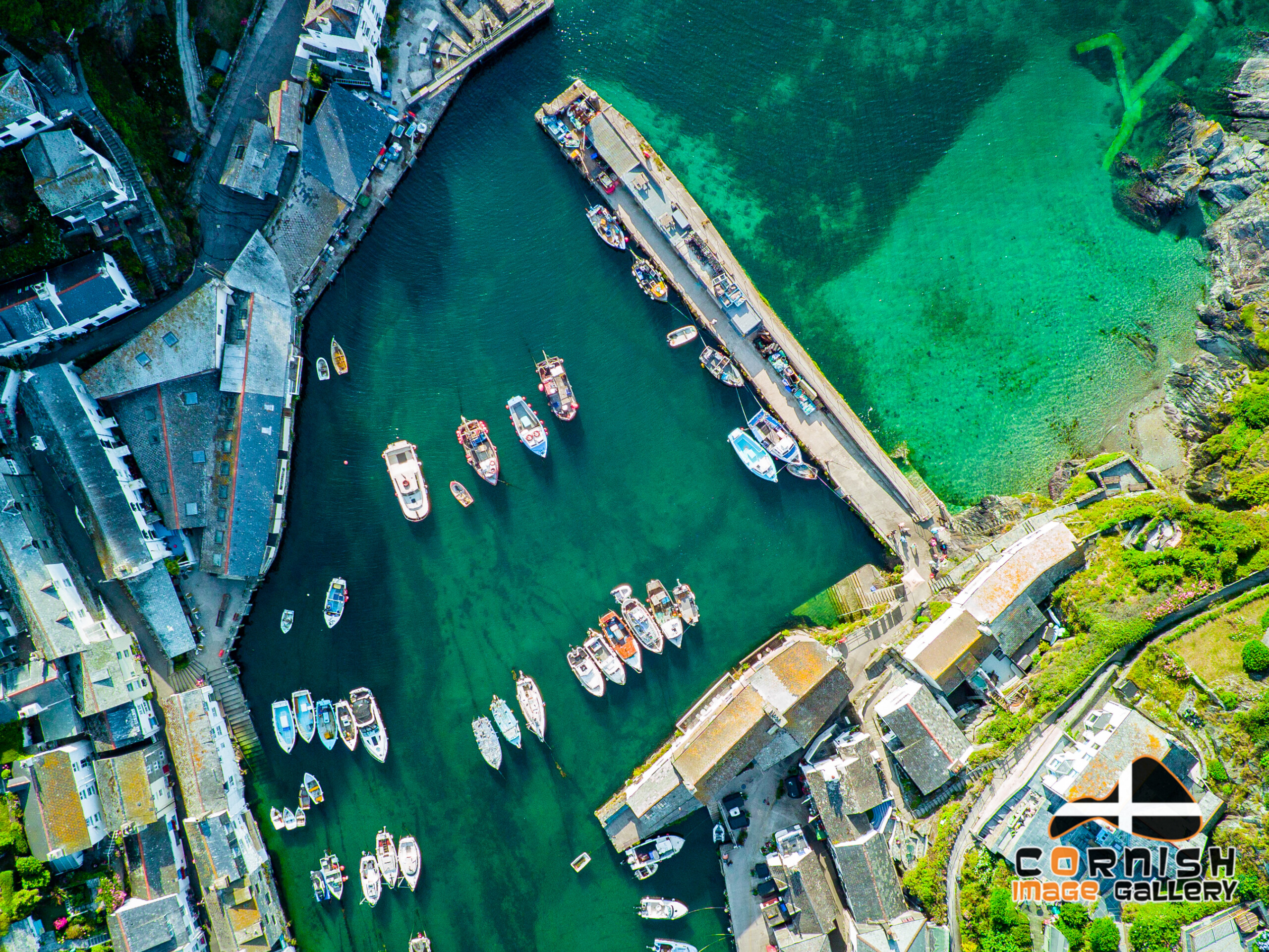 Polperro by Mark Squire Aerial Photography.