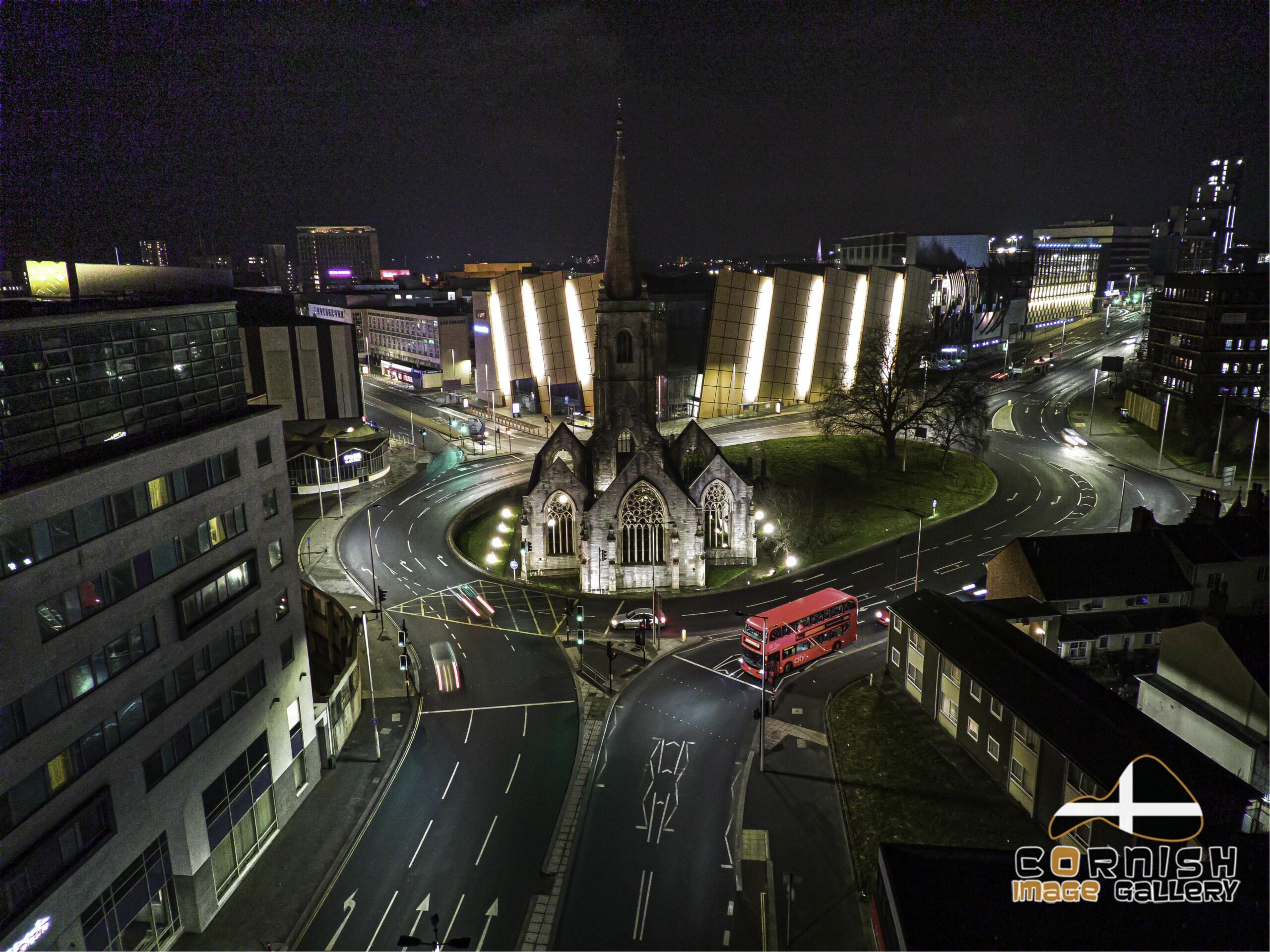 Charles Church Plymouth by Mark Squire Aerial Photography.