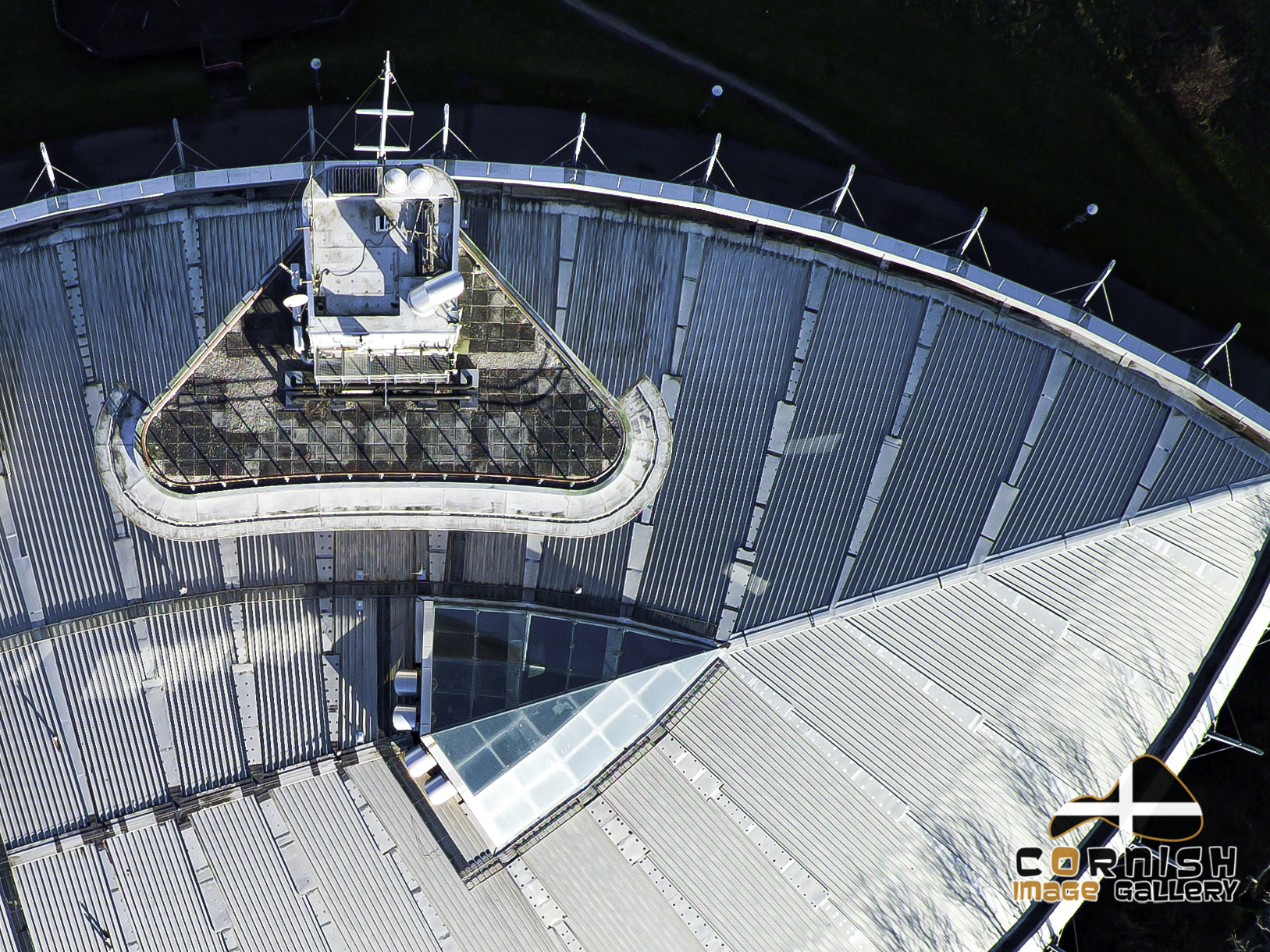 The Ship Building Plymouth by Mark Squire Aerial Photography.