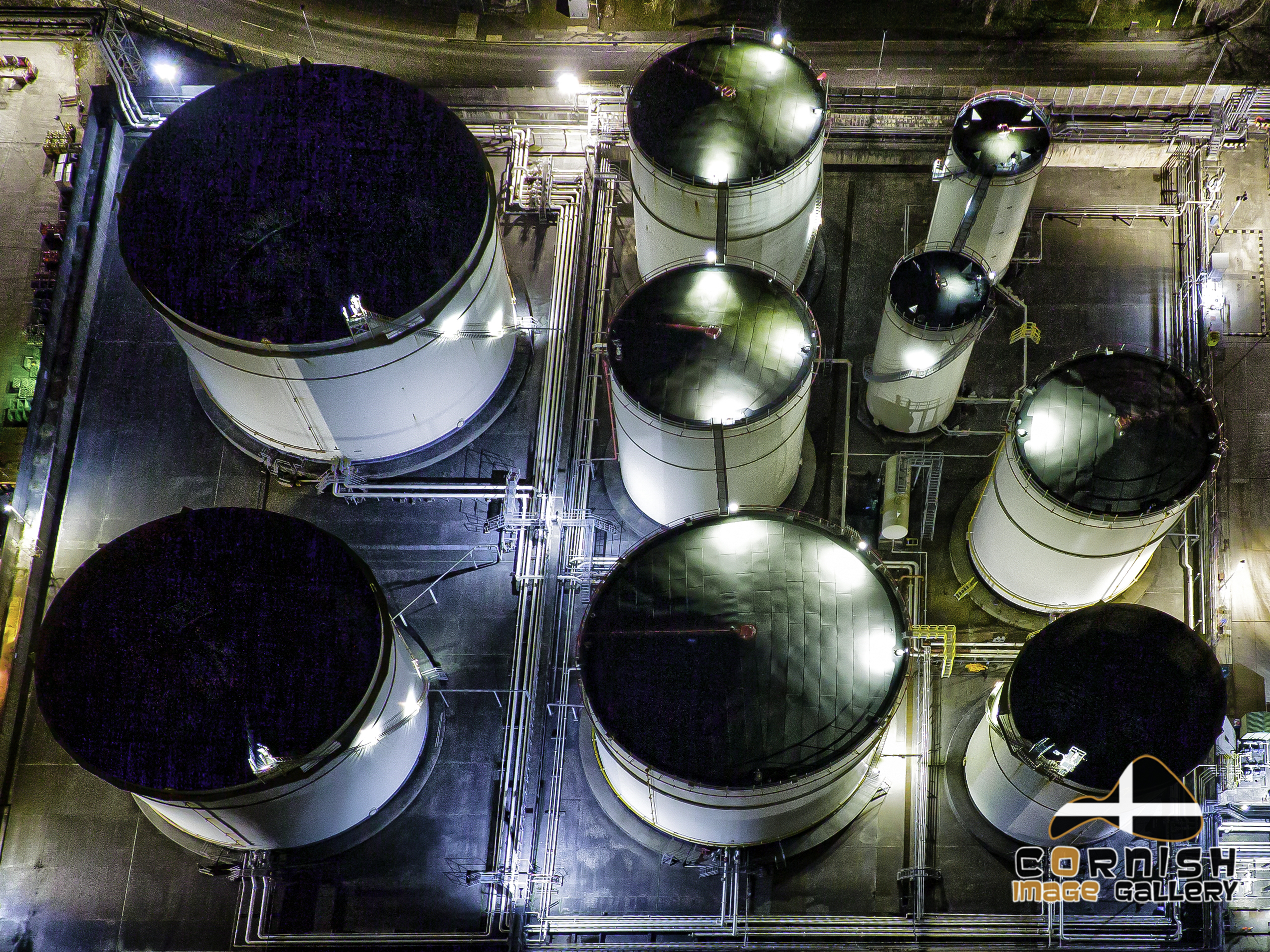 Plymouth Fuel Storage by Mark Squire Aerial Photography.