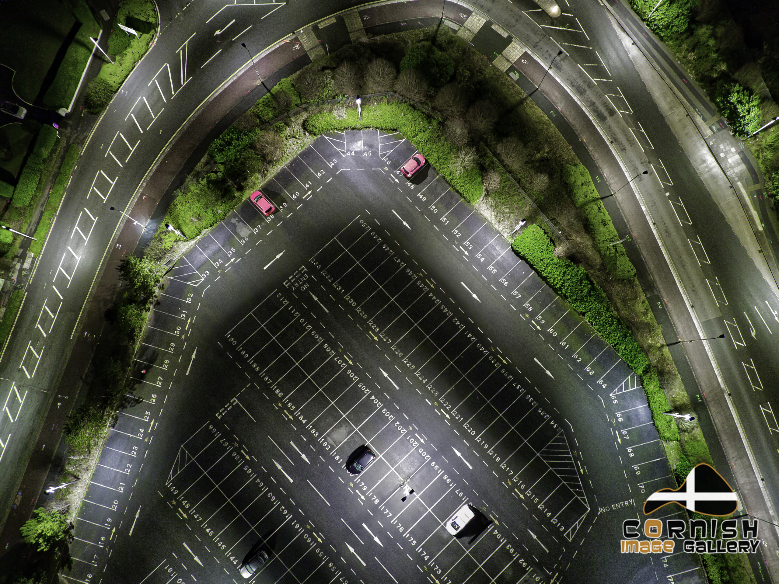 The Car Park by Mark Squire Aerial Photography.